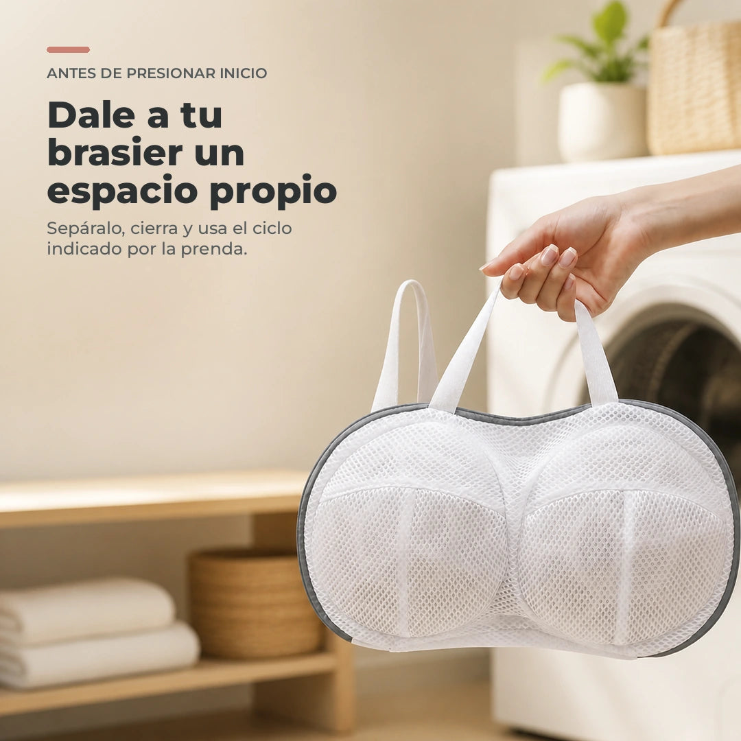 Bolsa cerrada antes de iniciar el ciclo de lavado